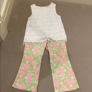 Women’s size 4 Lilly Pulitzer print Capris